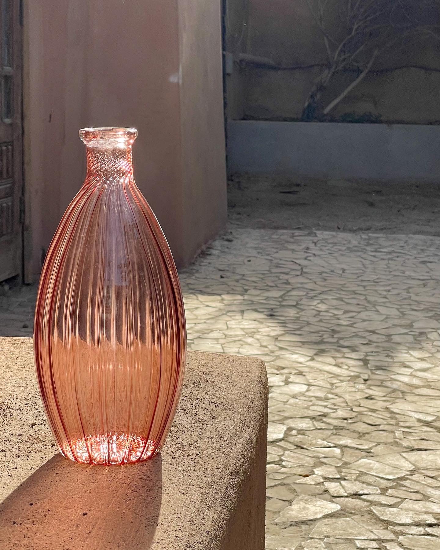 Pink Sun Vase