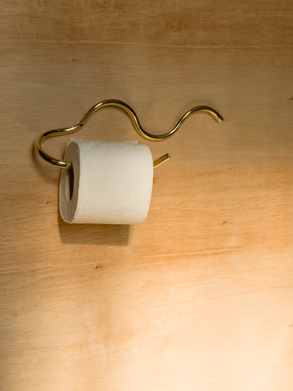 Curvature Brass Toilet paper holder