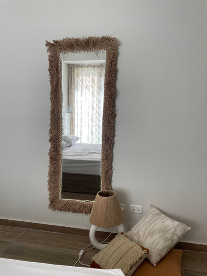 Fringes Frame Mirror