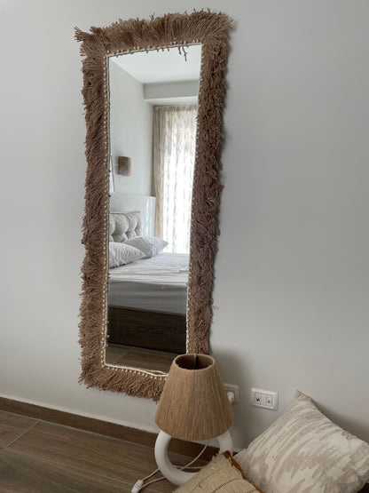 Fringes Frame Mirror