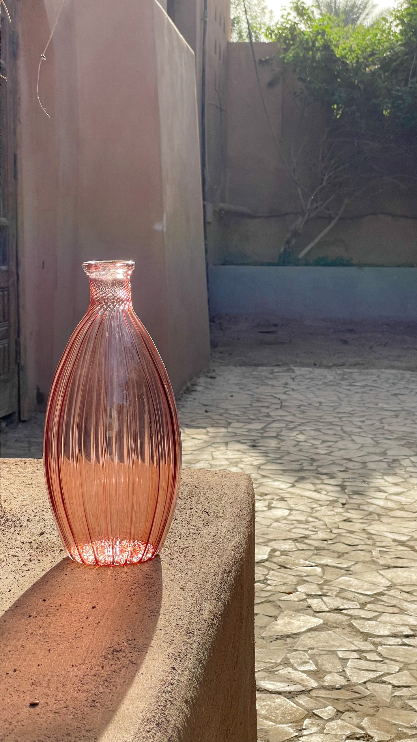 Pink Sun Vase