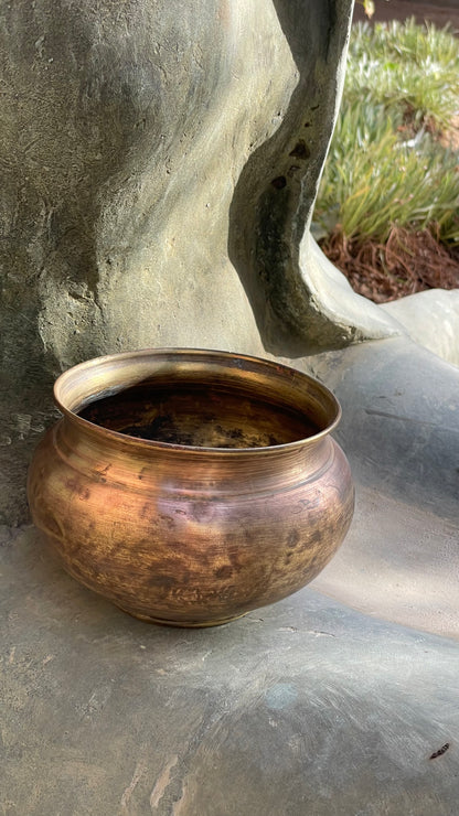 Brass pot