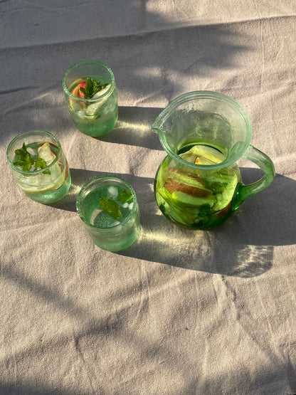 Bubbled glass set