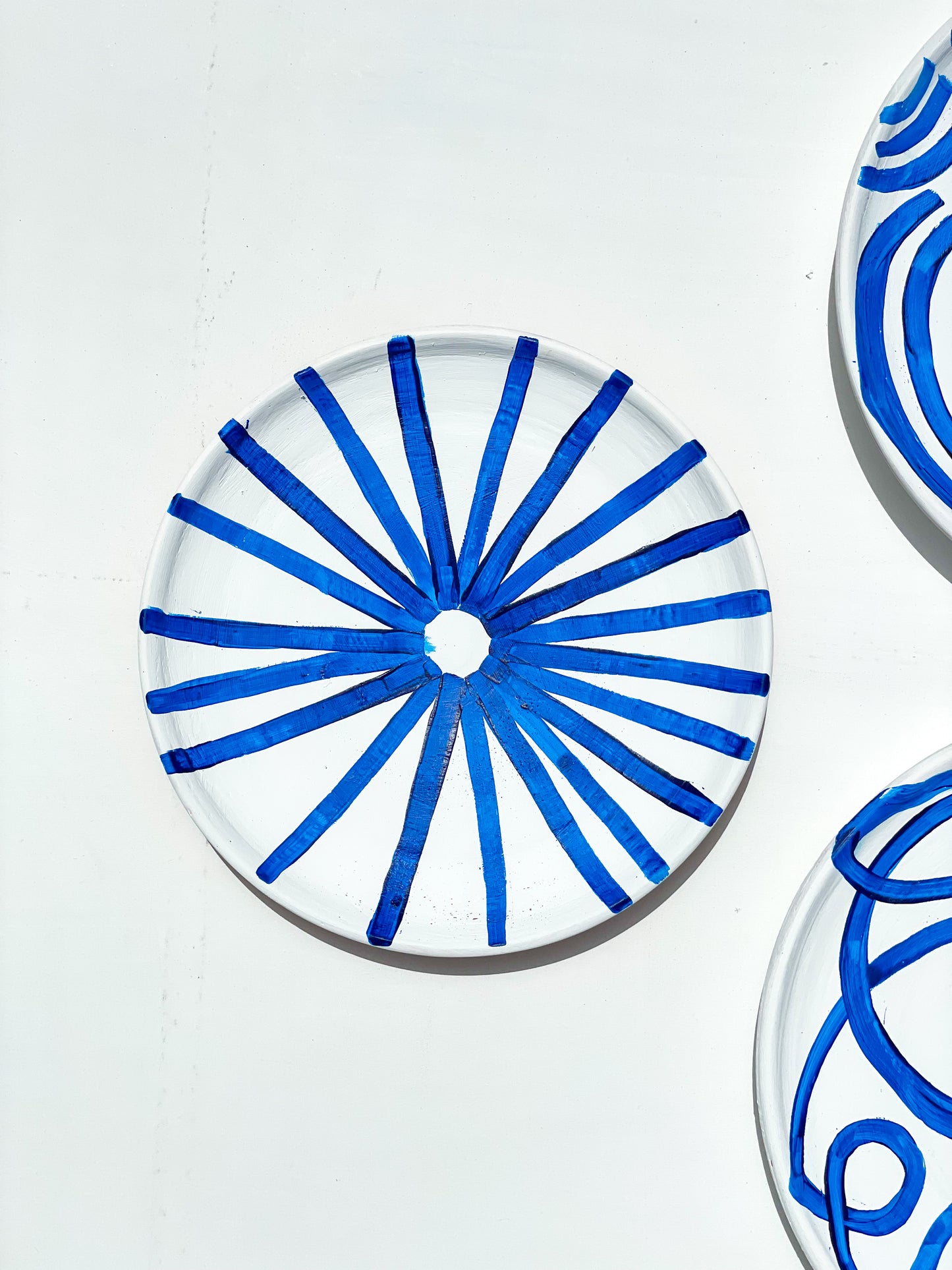 Blue Symbols Wall Plate