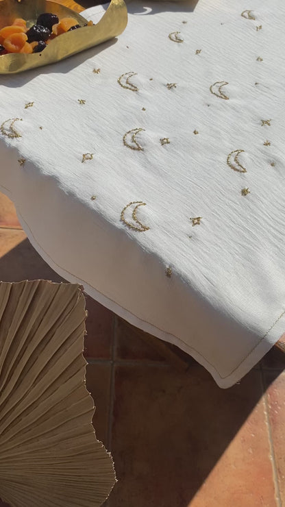 Starry night table Runner